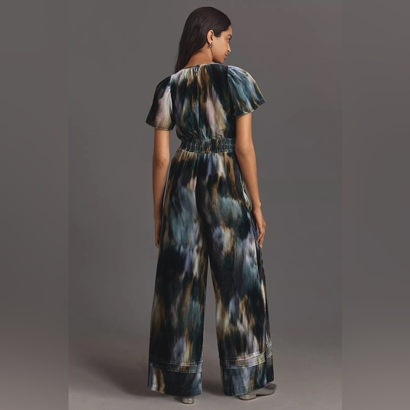 By Anthropologie The Somerset Jumpsuit: Velvet Edition, BNWT, size XL - Picture 3 of 16